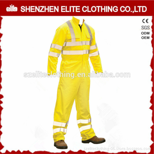 fluorescent yellow 3M reflective disposable insulated dupont nomex coveralls